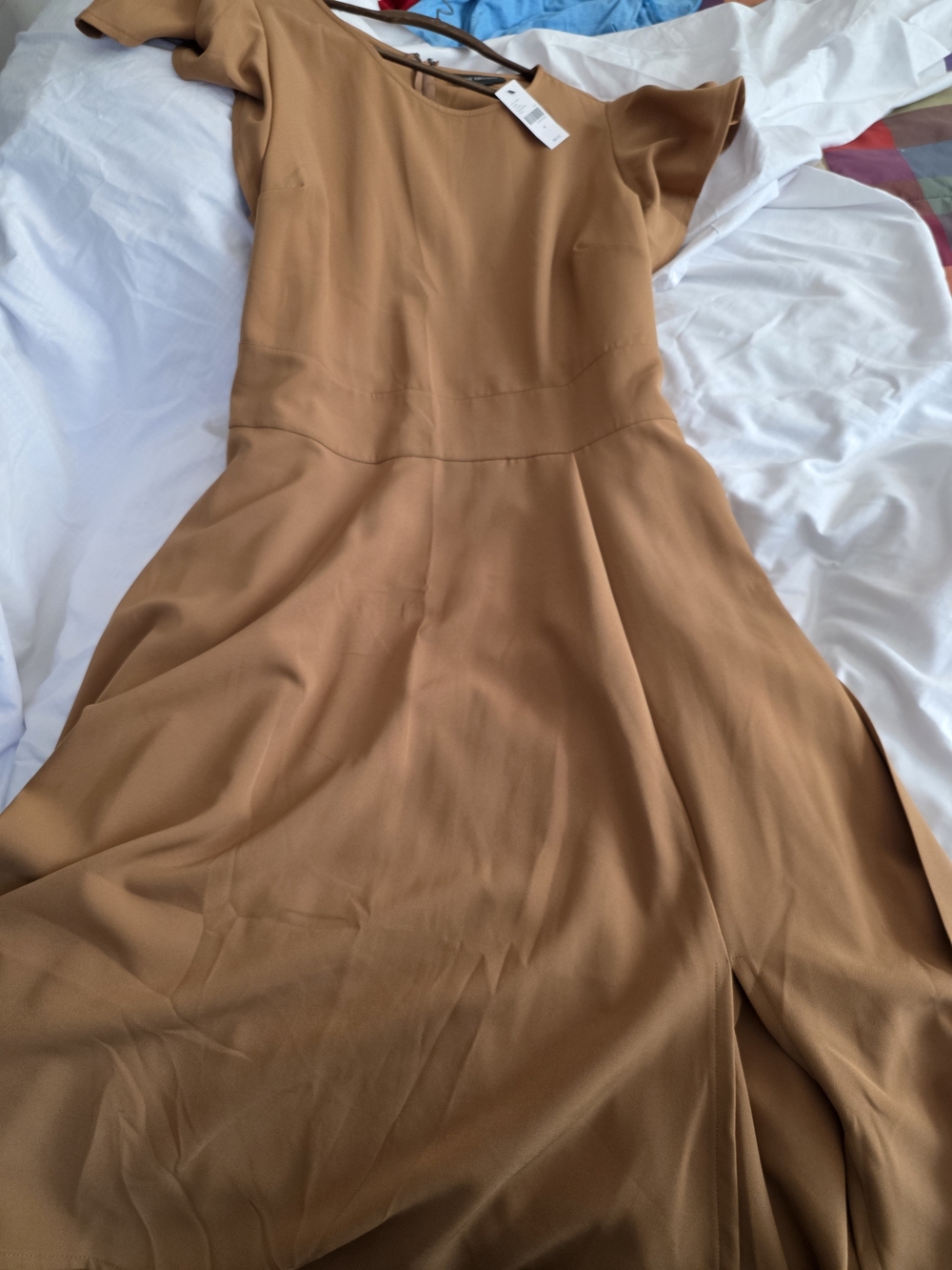 Lane Bryant Camel Maxi Dress